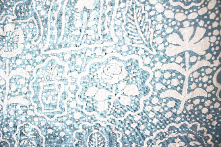 LINNETリネンプリント ハーブティー